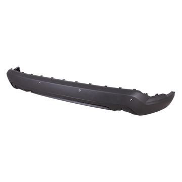 Bumper Cover Rear Lower w/o Towing Pkg Black CAPA for Ford Edge Titanium SEL SE ST-Line 2019-2024