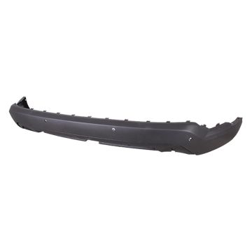 Bumper Cover Rear Lower w/Towing Pkg Black CAPA for Ford Edge Titanium SEL ST-Line 2019-2024