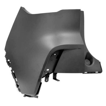 Bumper Cover Rear Left w/o Active Park Assist Primed CAPA for Ford Escape 2020-2024