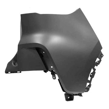 Bumper Cover Rear Right w/o Active Park Assist Primed CAPA for Ford Escape 2020-2024