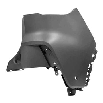 Bumper Cover Rear Right w/Active Park Assist Primed CAPA for Ford Escape 2020-2024