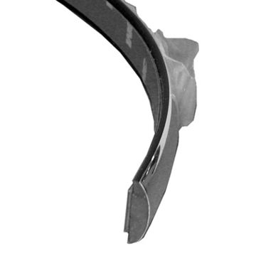 Bumper Impact Strip Rear Except Feature Car Chrome for Ford Crown Victoria LX Base LX Sport 2000-2011