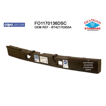 Bumper Impact Absorber Rear CAPA for Ford Edge 2011-2014