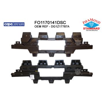 Bumper Impact Absorber Rear CAPA for Ford Police Interceptor Sedan Taurus
