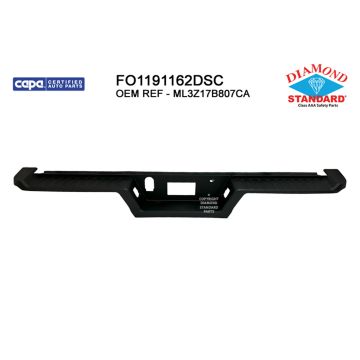 Bumper Step Pad Rear w/Towing Pkg w/o Rear Parking Aid CAPA for Ford F-150 2021-2024