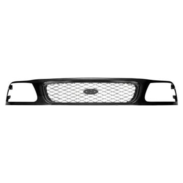 Grille Assembly Gray for Ford F-150 1997
