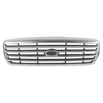 Grille Assembly Black & Chrome for Ford Crown Victoria LX Base Police Interceptor LX Sport 1998-2011