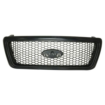 Grille Assembly Honeycomb Design Black for Ford F-150 XLT 2004-2008
