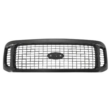 Grille Assembly Black for Ford Excursion 2000-2004