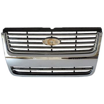 Grille Assembly w/o Ironman Pkg w/o Sport Pkg CAPA for Ford Explorer Limited XLT 2006-2010