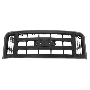 Grille Assembly w/o Chrome Pkg for Ford F-250 Super Duty F-350 Super Duty