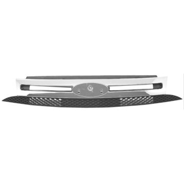 Grille Assembly w/Chrome (2009) for Ford Focus Sedan 2008-2011