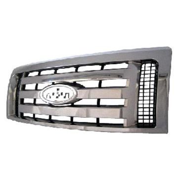 Grille Assembly Chrome for Ford F-150 XLT 2009-2012