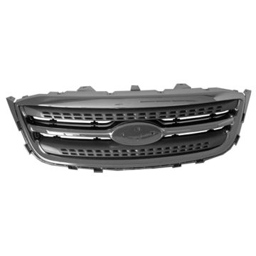 Grille Assembly CAPA for Ford Taurus Limited SE SEL 2010-2012