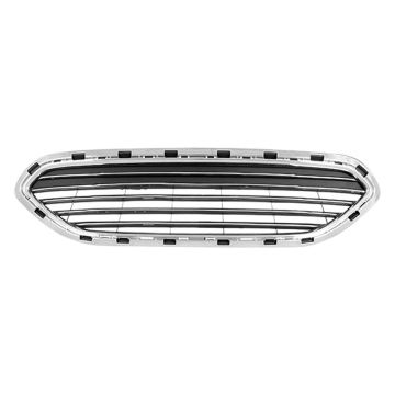 Grille Assembly w/o SE Black Pkg CAPA for Ford Fiesta Sedan Hatchback 2014-2019