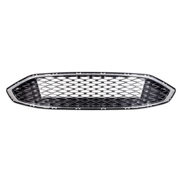 Grille Assembly Thunder Storm Metallic CAPA for Ford Fusion Energi Titanium Platinum Hybrid Energi Platinum 2017-2018