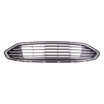 Grille Assembly Chrome CAPA for Ford Fusion S Titanium S Hybrid SE Hybrid Energi SE Energi Titanium Titanium Hybrid Energi Platinum SE 2017-2018