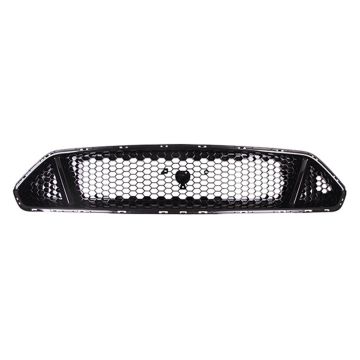 Grille Assembly To 3-12-19 Black CAPA for Ford Mustang Convertible Coupe GT Premium GT GT V8 2018-2020
