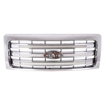 Grille Assembly CAPA for Ford F-150 King Ranch 2013-2014