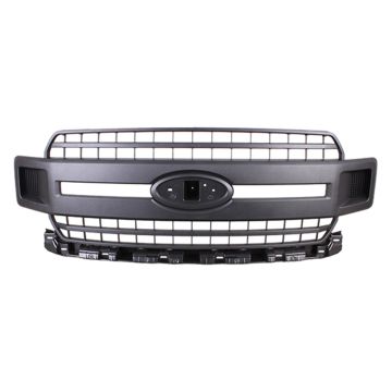 Grille Assembly Matte Black CAPA for Ford F-150 XL 2018-2020