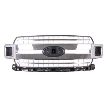 Grille Assembly w/Chrome Pkg CAPA for Ford F-150 XLT 2018-2020