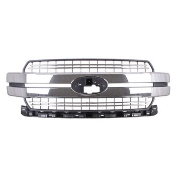 Grille Assembly w/o Chrome Pkg CAPA for Ford F-150 Lariat 2018-2020
