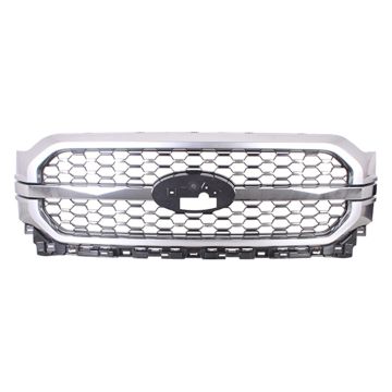 Grille Assembly Platinum CAPA for Ford F-150 2021-2023