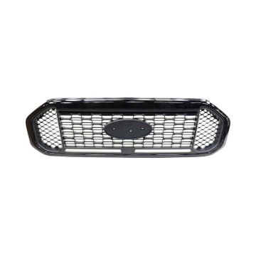 Grille Assembly w/o Tremor Off-Road Pkg w/Black Appearance Pkg for Ford Ranger XLT 2019-2020