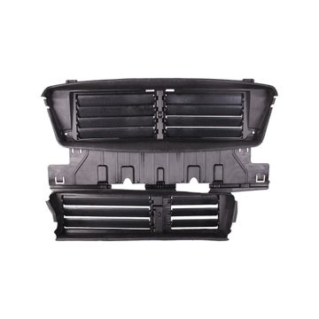 Grille Air Intake w/Active Grille Shutter CAPA for Ford Fusion S Hybrid SE Hybrid Energi SE Energi Titanium Titanium Hybrid Platinum Hybrid Energi Platinum SE LUX Hybrid Energi SEL SEL Hybrid 2017-2020