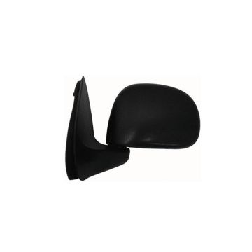 Door Mirror Assembly Left Manual Rectangular Style Black To 2/11/02 for Ford F-150 1997-2002