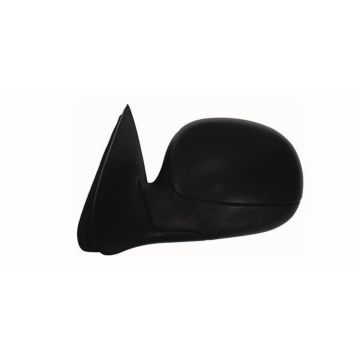 Door Mirror Assembly Left Contour Type Power w/o Signal w/Black Cover for Ford F-150 Standard Cab Pickup Extended Cab Pickup 1997-2002