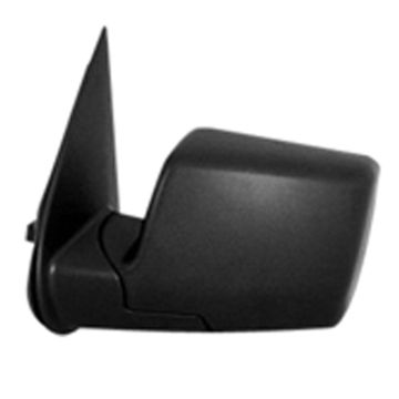 Door Mirror Assembly Left Power Heated w/Puddle Lamps One Piece Design w/Cover Black for Ford Explorer 2006-2010