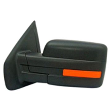 Door Mirror Assembly Left Standard Type Power w/o Puddle Lamp Heated w/o Auto Dimmer Textured Black for Ford F-150 2009-2010