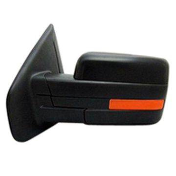 Door Mirror Assembly Left Power Non-Heated w/o Puddle Lamp for Ford F-150 2011-2014