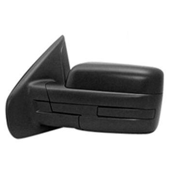Door Mirror Assembly Left Power Non-Heated w/o Puddle Lamp w/o Reflector Textured Black for Ford F-150 2011-2014