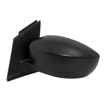 Door Mirror Assembly Left Power Non-Heated w/o BLIS w/o Signal Lamp w/Cover Black for Ford Escape 2013-2016