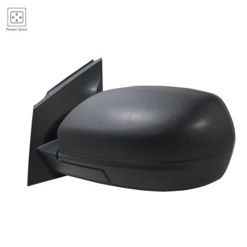 Door Mirror Assembly Left Manual-Folding Textured Black for Ford Edge 2015-2018