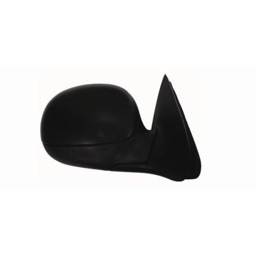 Door Mirror Assembly Right Contour Type Power w/o Signal w/Black Cover for Ford F-150 Standard Cab Pickup Extended Cab Pickup 1997-2002