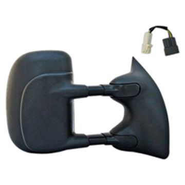Door Mirror Assembly Right Dual-Swing Telescoping Trailer Tow Non-Heated Power Remote for Ford F-250 Super Duty F-350 Super Duty