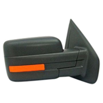 Door Mirror Assembly Right Power Heated w/o Puddle Lamp w/Memory w/Signal Black for Ford F-150 2011-2014