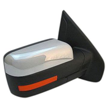 Door Mirror Assembly Right Standard Type Power w/Puddle Lamp Chrome for Ford F-150 2009-2010
