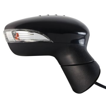 Door Mirror Assembly Right Non-Heated w/Signal Lamp w/Blind Spot Detection for Ford Fiesta 2014-2019