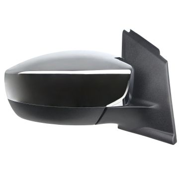 Door Mirror Assembly Right Power Non-Heated w/o BLIS w/o Signal Lamp w/Cover Chrome for Ford Escape 2013-2016