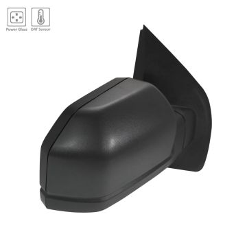 Door Mirror Right Standard Type Power Non-Heated Manual-Fold Black w/o Side View Camera w/o Signal Lamp From 2-26-18 for Ford F-150 Raptor 2017-2020