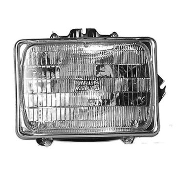 Headlight Assembly Right To 3-85 Halogen Headlamp/Adjusting Ring/Retaining Ring Sealed Beam for Ford E-150 E-250 E-350 E-450 E-550 Escort Tempo Mercury Lynx Topaz