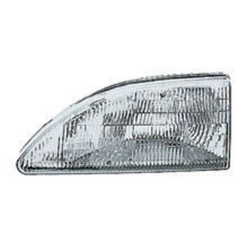 Headlight Assembly Composite Left for Ford Mustang Base GT GTS High Equipado Semi-Equipado 1994-1998