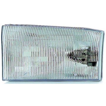 Headlight Assembly Composite Left w/o No Boundaries Package Aero Design for Ford Excursion F-250 Super Duty F-350 Super Duty