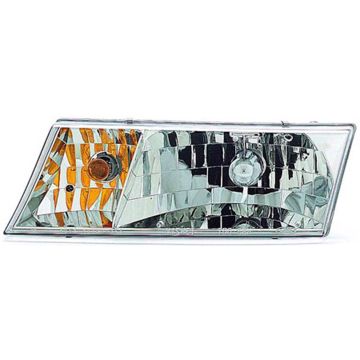 Headlight Assembly Composite Left CAPA for Mercury Grand Marquis 1998-2002
