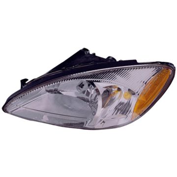 Headlight Assembly Composite Left Except Centennial Edition w/o Bulbs or Harness CAPA for Ford Taurus 2000-2007