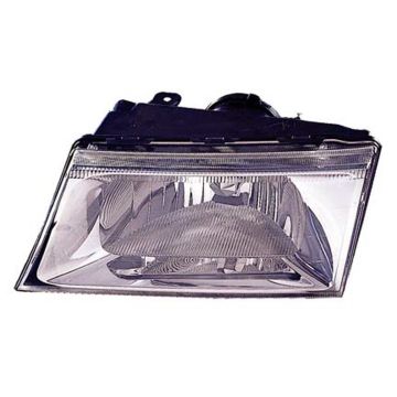 Headlight Assembly Composite Left To 8-7-03 w/o Bulbs or Sockets Chrome for Mercury Grand Marquis 2003-2004